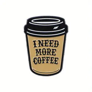 βπ΅βπ« I Need More Coffee Pin