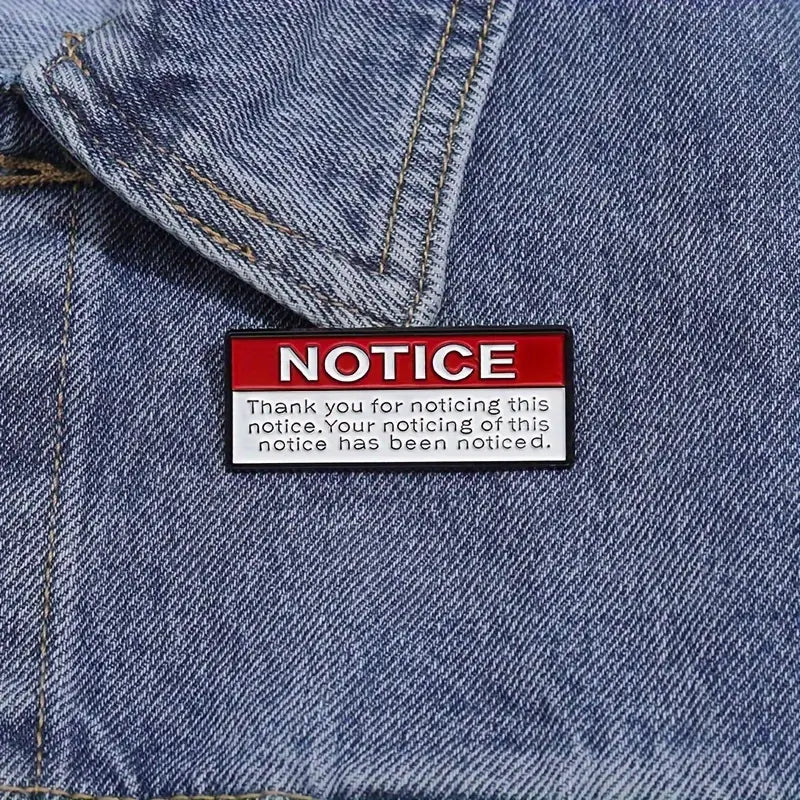 ๐๐ Notice: Thank You for Noticing This Notice Pin