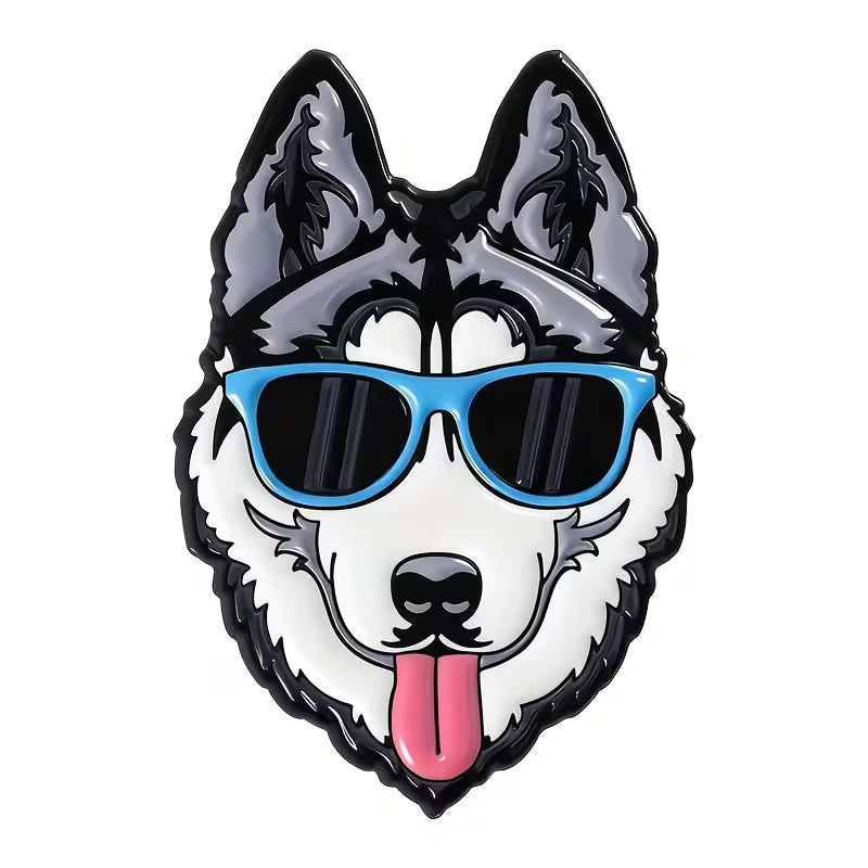 Husky with Sunglasses