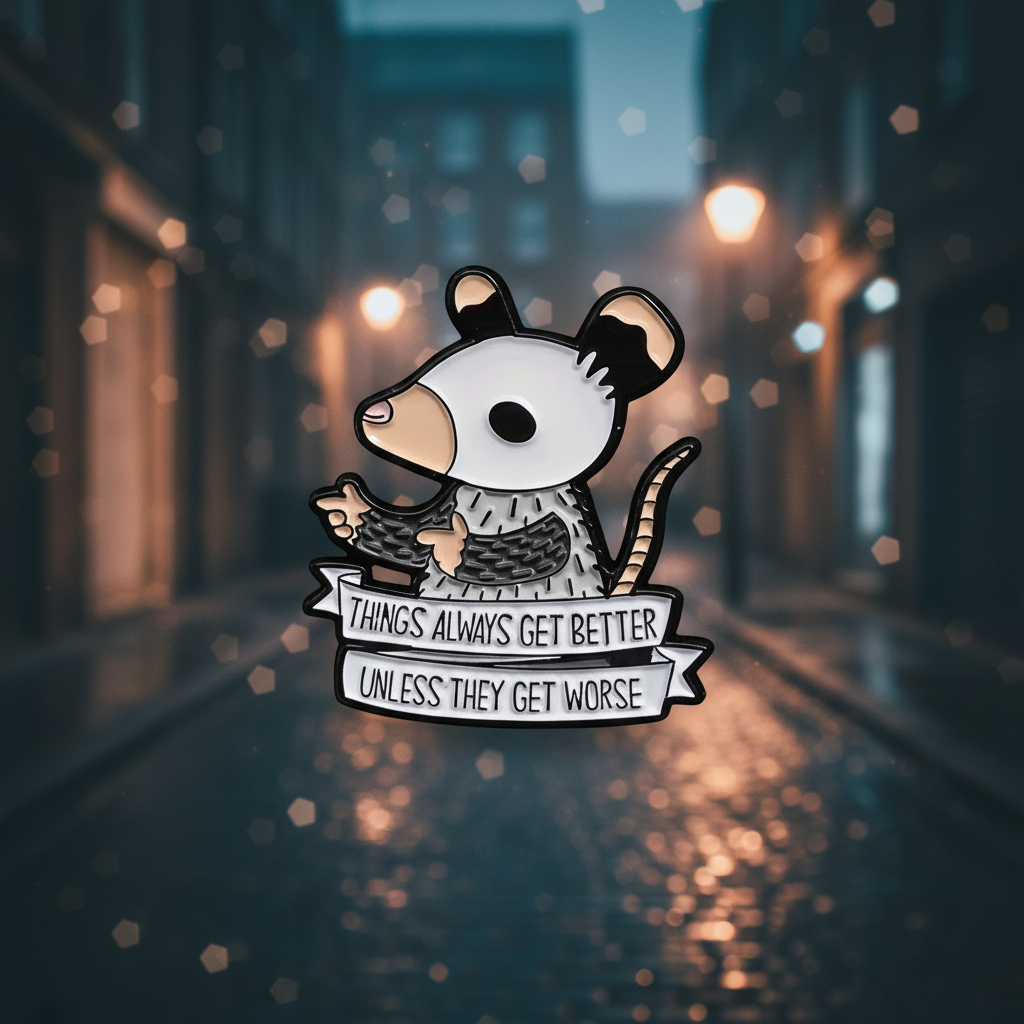 Cute Opossum Pin