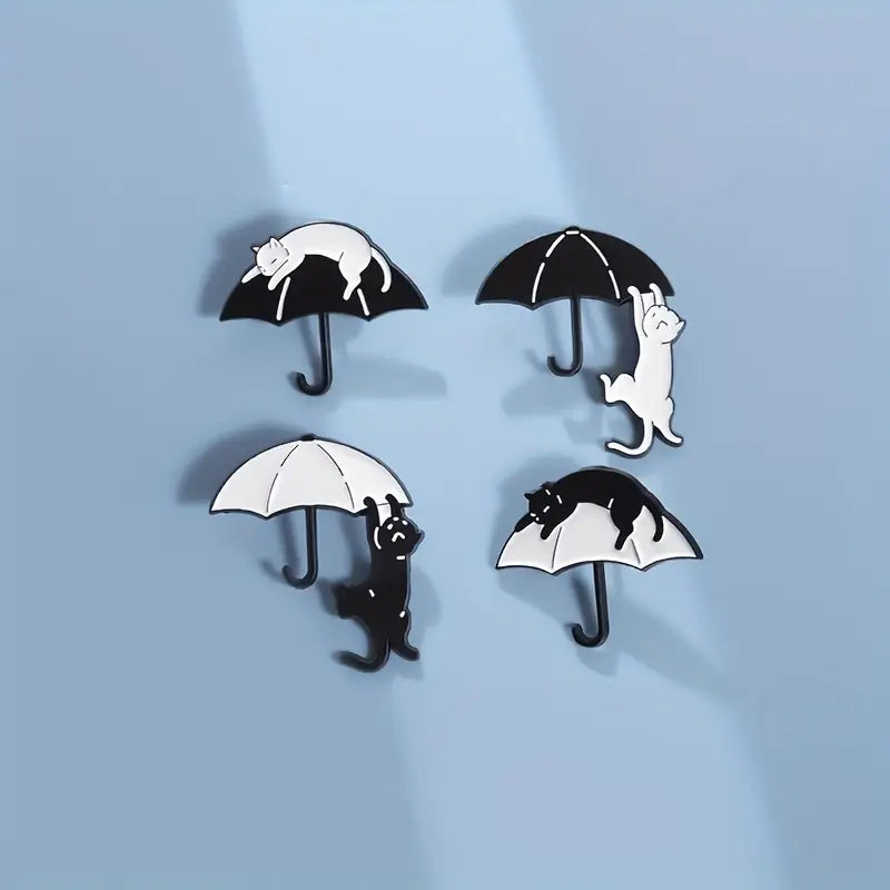 Cat & Umbrella Pin