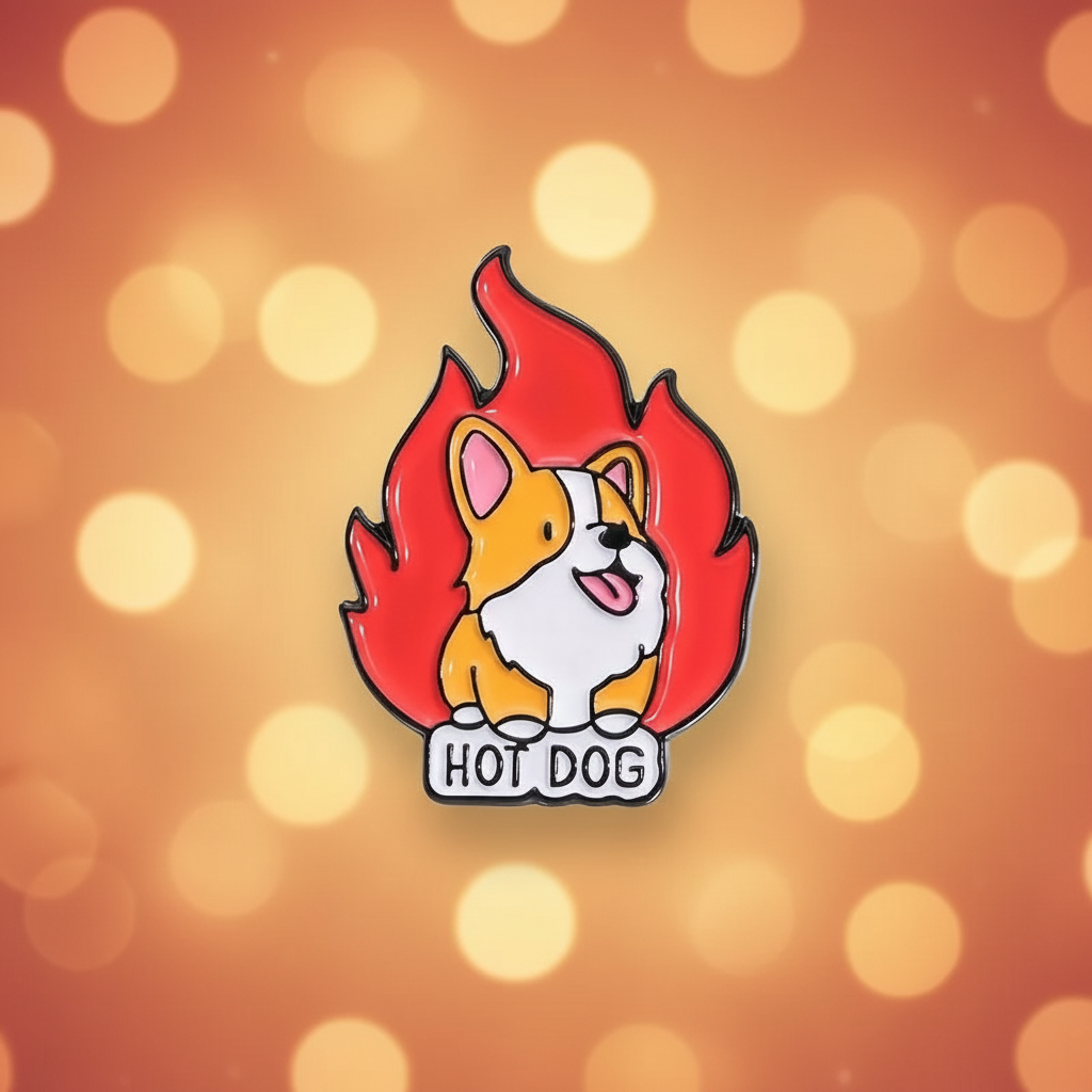 Hot Dog Pin