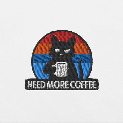 Black Cat Retro Sunset