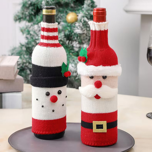 Knitted Wine Bottle Sleeve