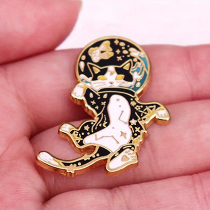 🐾🚀 Space Cat Pin