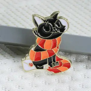 Cat with Scarf
