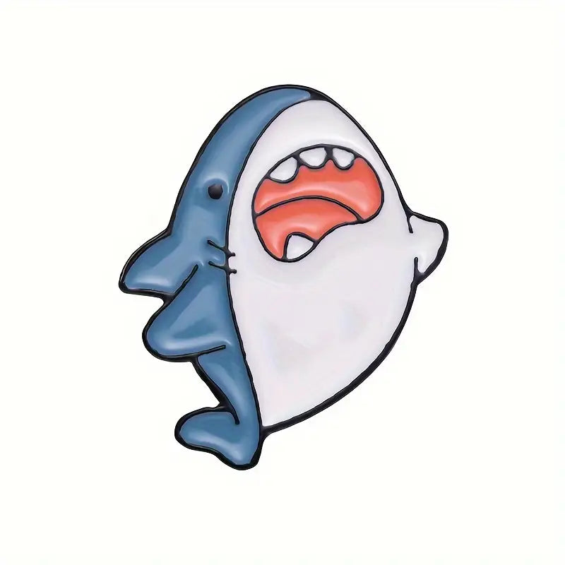 🦈 Cute Shark Pin