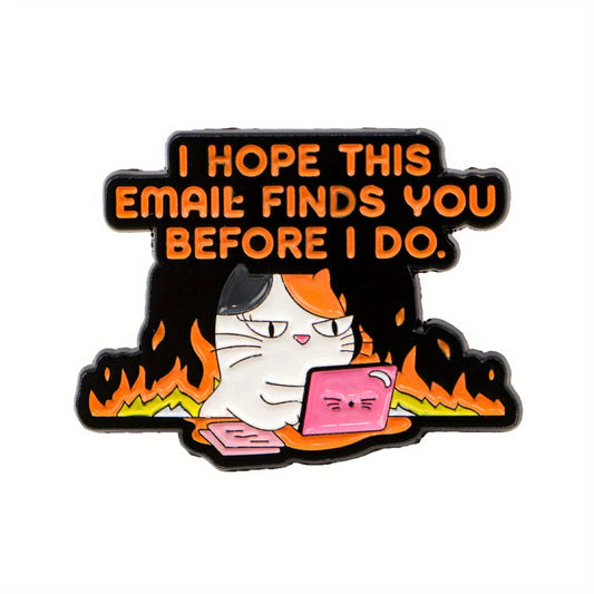 I Hope This Email Finds You Before I Do (Orange & Black Cat)