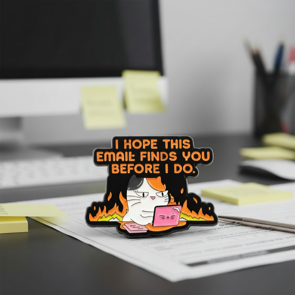 I Hope This Email Finds You Before I Do (Orange & Black Cat)