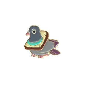 Cute Pigeon Bread Pin