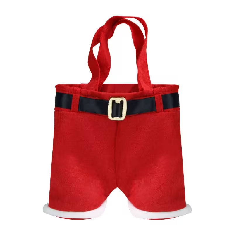 Santa Claus Shorts Gift Bag