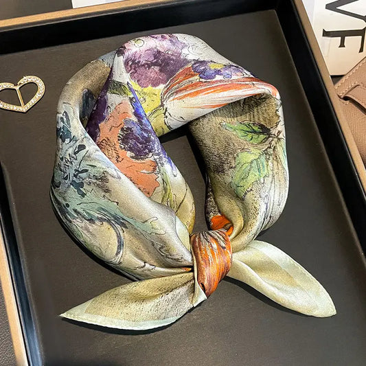 Garden Whisper Silk Scarf