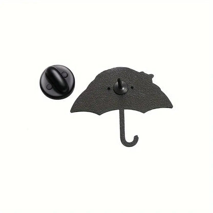 Cat & Umbrella Pin