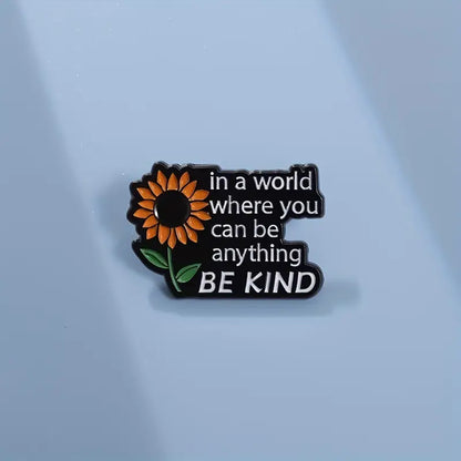 🌻 Be Kind Sunflower Pin