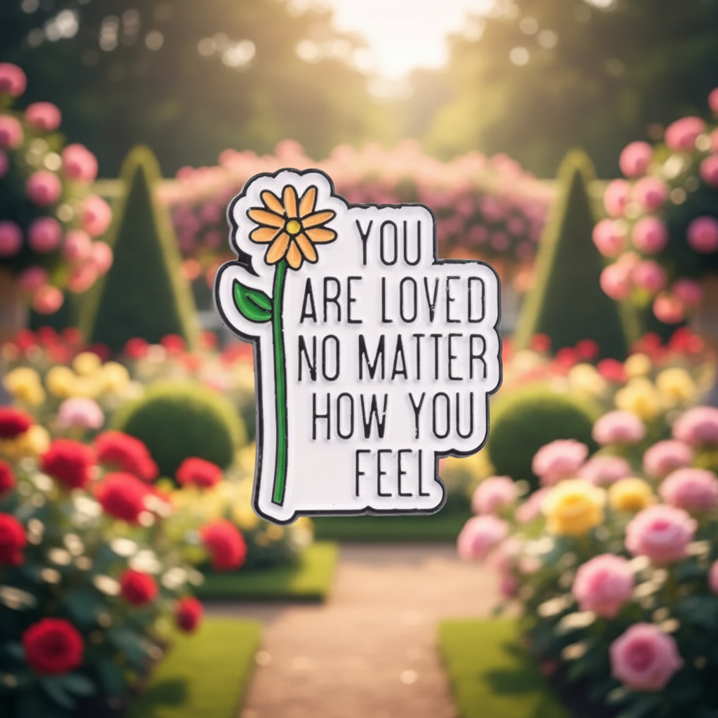 🌼💬 You Are Loved No Matter How You Feel Pin