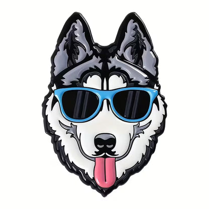 Husky with Sunglasses