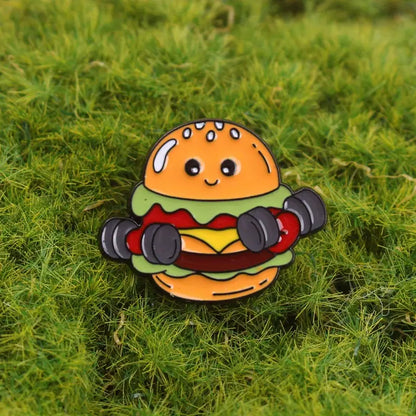 🍔 Gym Burger Pin