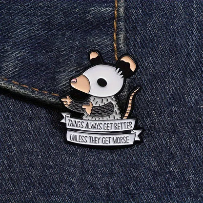 Cute Opossum Pin