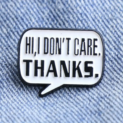 🙃 Hi, I Don't Care. Thanks.