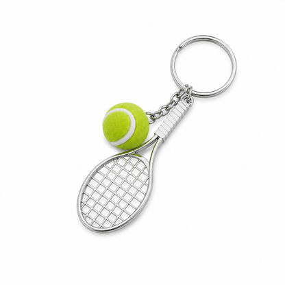Tennis Racket Keychain