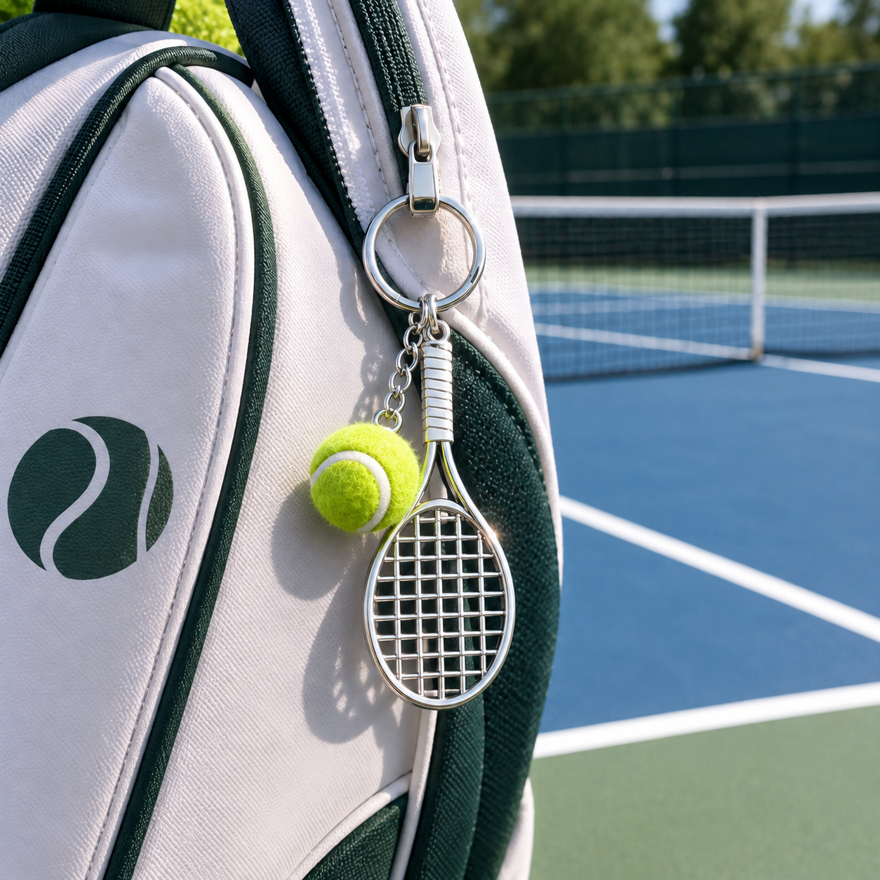 Tennis Racket Keychain