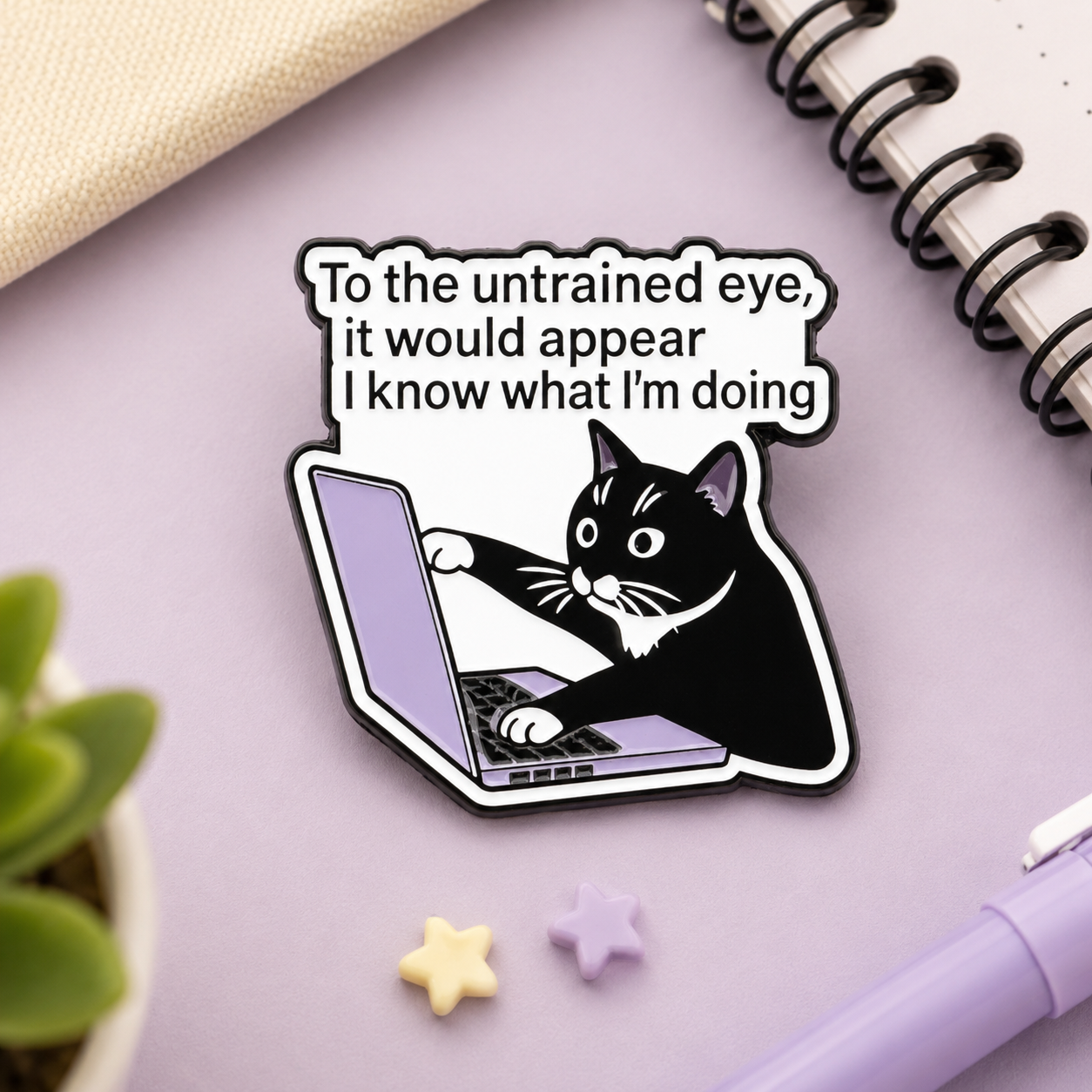 Tap Tap Tap Black Kitty