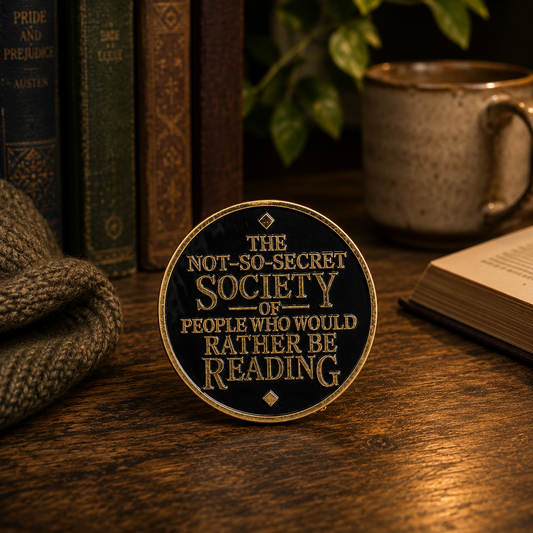 📚🤓 The Not-So-Secret Society Pin