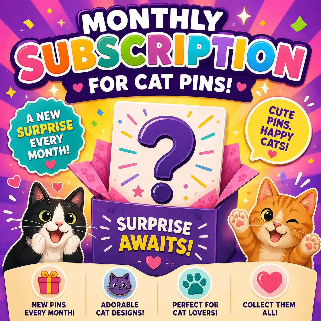 😺 Monthly Subscription: Monthly Meowrale Booster