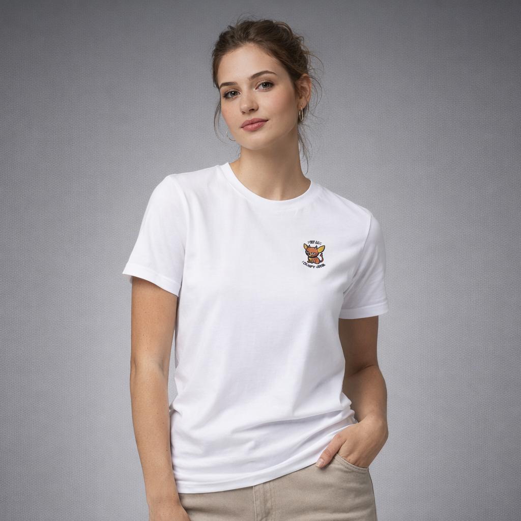 Sassy Chihuahua Embroidered T-Shirt