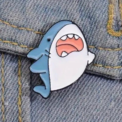 🦈 Cute Shark Pin