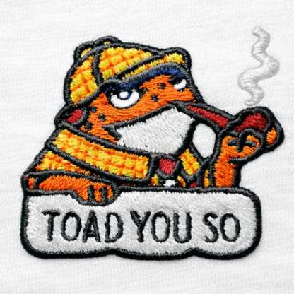 Toad You So Detective Embroidered T-Shirt