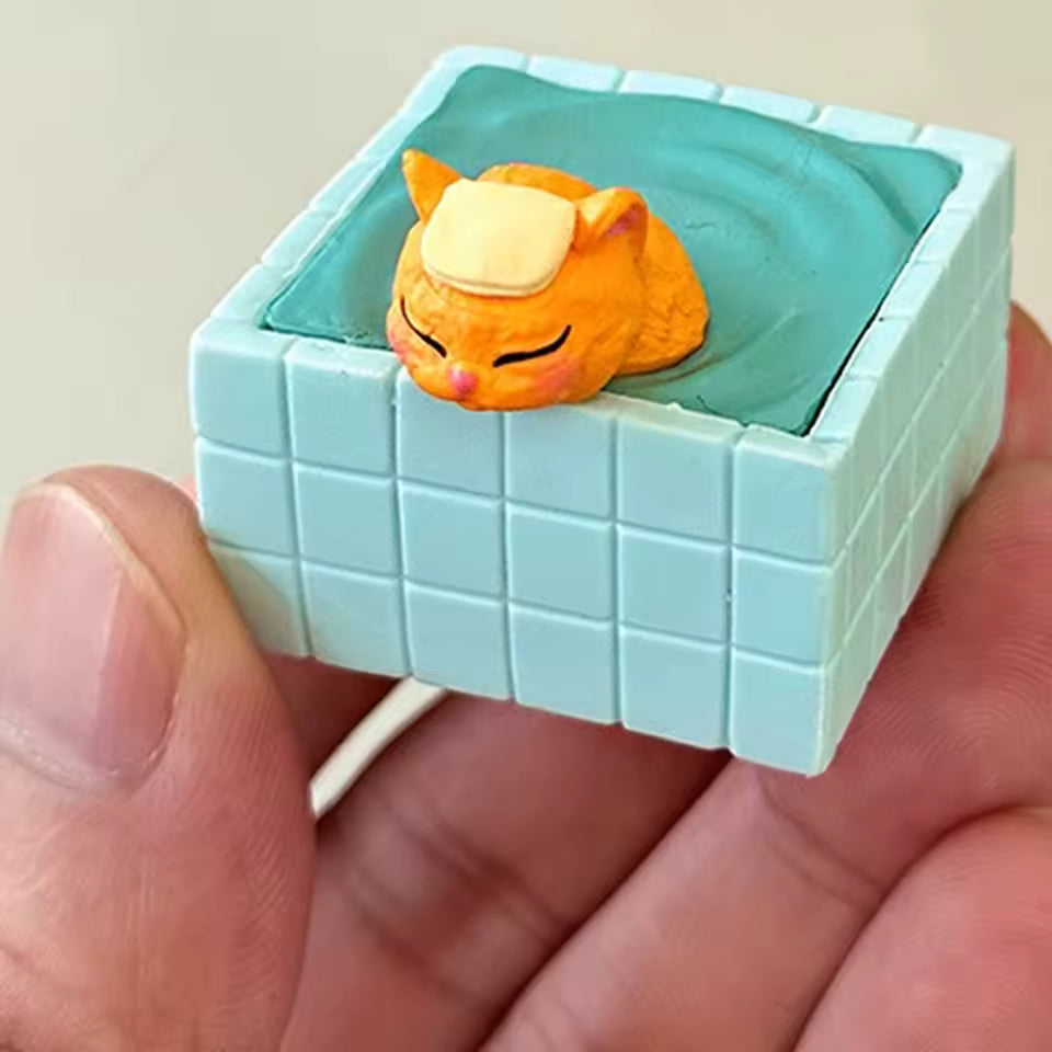 Mini Bathing Cat