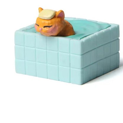 Mini Bathing Cat