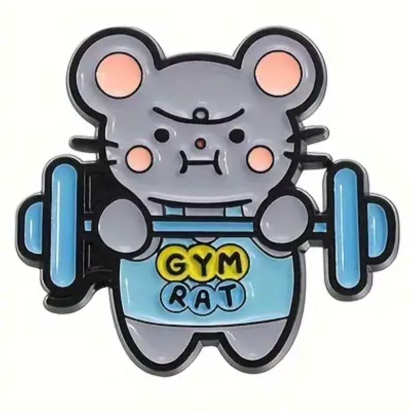 Gym Rat Pin