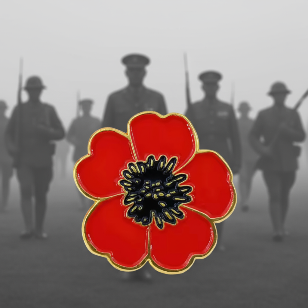 Red Poppy Pin