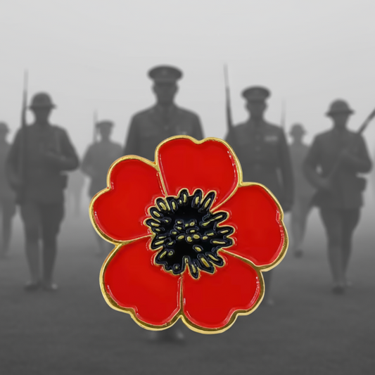 Red Poppy Pin