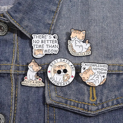 🐾✨ Cat Lover Pins