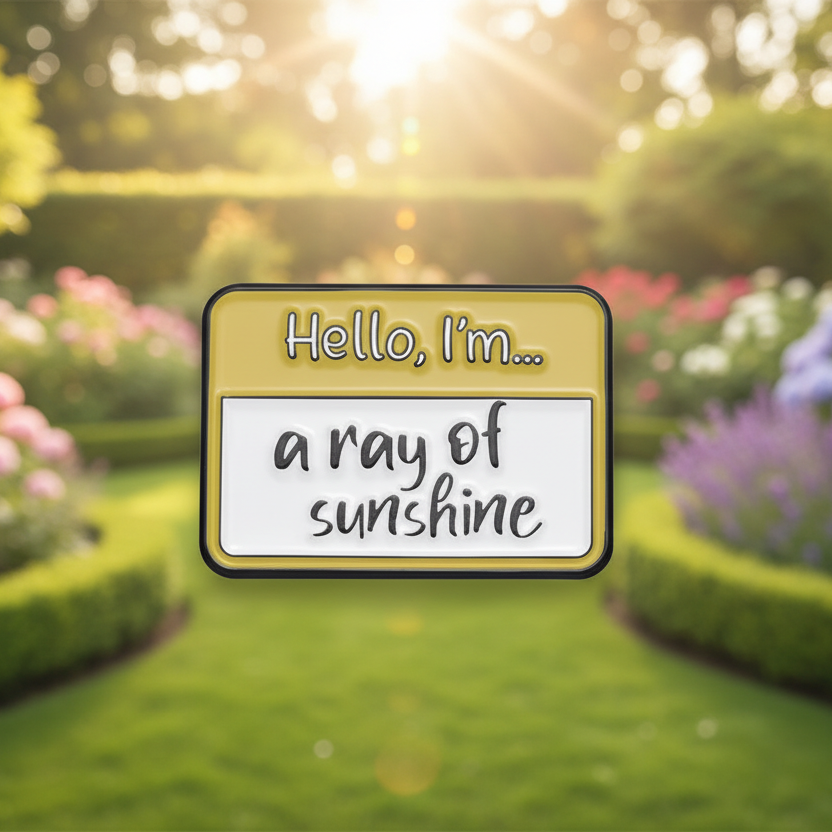 A Ray of Sunshine Pin