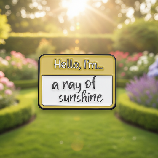 A Ray of Sunshine Pin