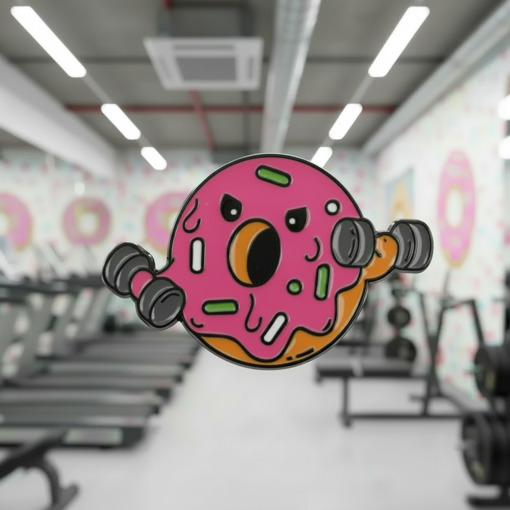 🍩 Gym Donut Pin
