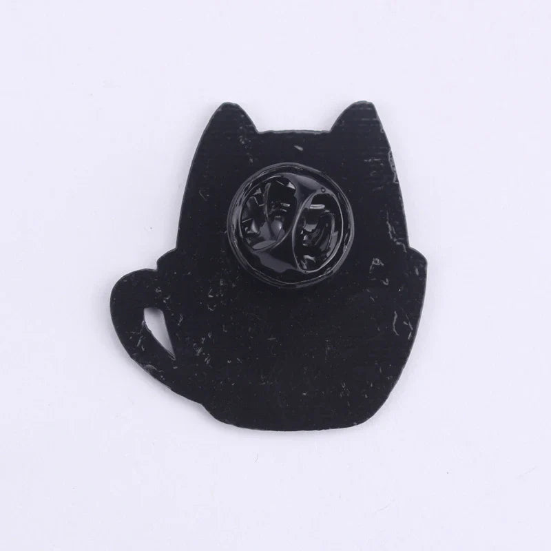 🐈‍⬛☕ Black Coffee Cat Pin