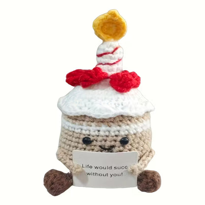 🎂 Handmade Crochet Birthday Cake