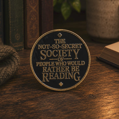 📚🤓 The Not-So-Secret Society Pin