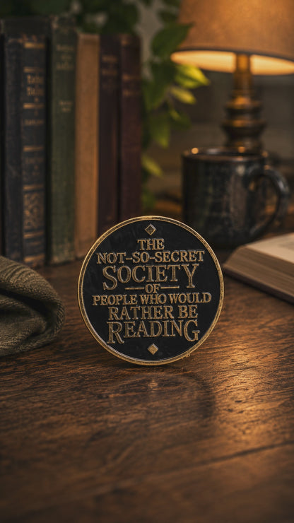 📚🤓 The Not-So-Secret Society Pin