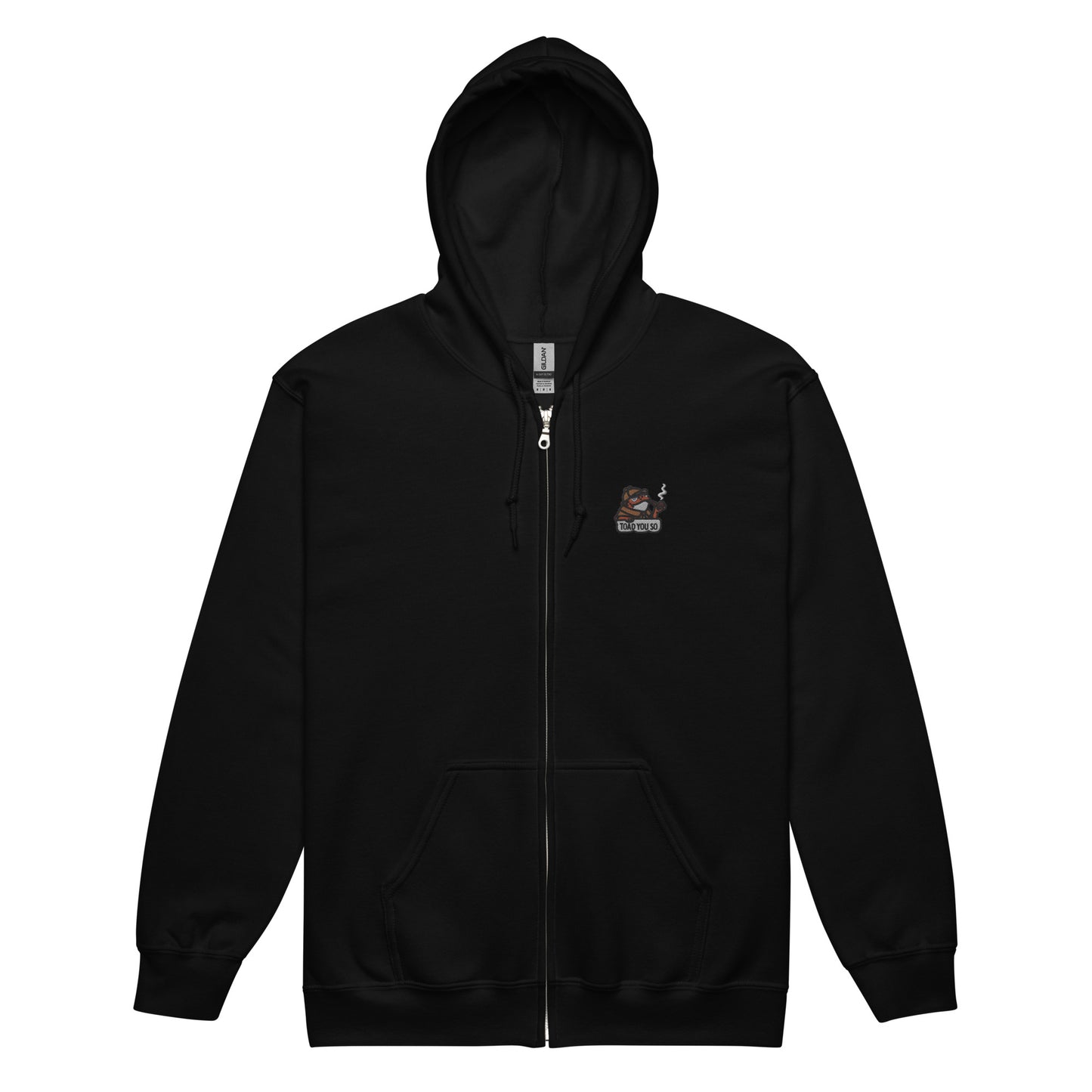 Toad You So Detective Embroidered Zip Hoodie