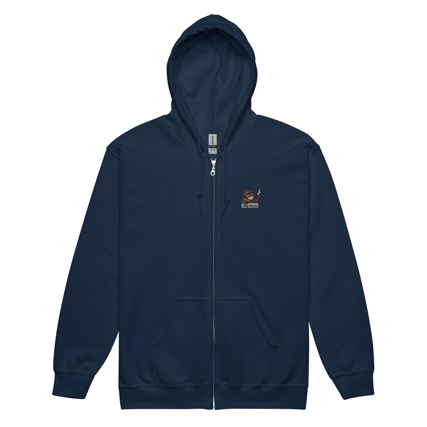Toad You So Detective Embroidered Zip Hoodie
