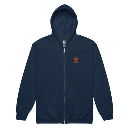 Sassy Chihuahua Embroidered Zip Hoodie