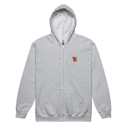Sassy Chihuahua Embroidered Zip Hoodie