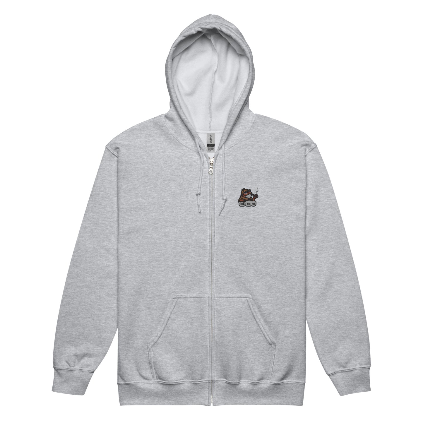 Toad You So Detective Embroidered Zip Hoodie