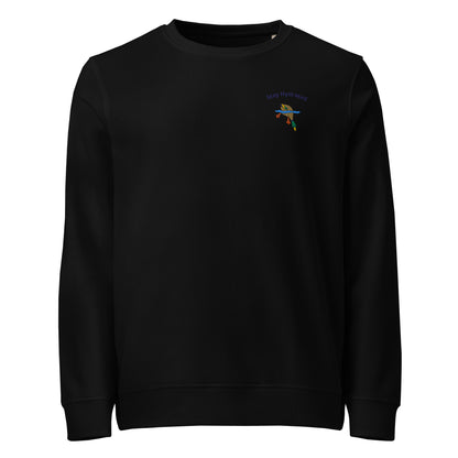 Stay Hydrated Duck Organic Embroidered Sweatshirt